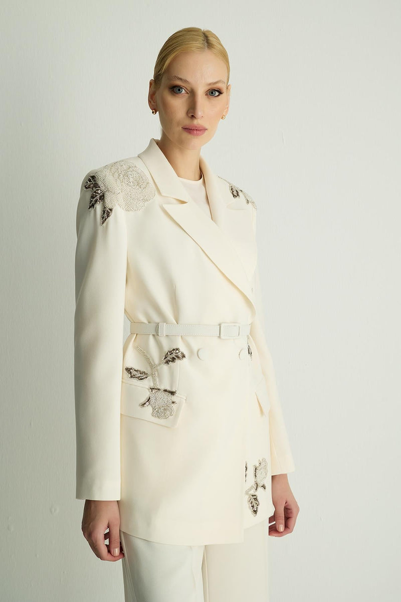 40014 OLEYA CEKET Krem
