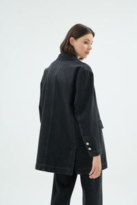 40016 ZIVA DENIM CEKET Siyah