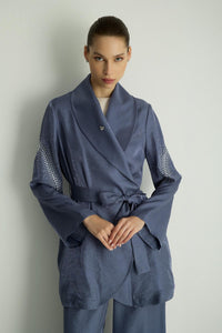 40021 SHINE KIMONO Mavi