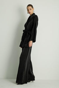 40021 SHINE KIMONO Siyah