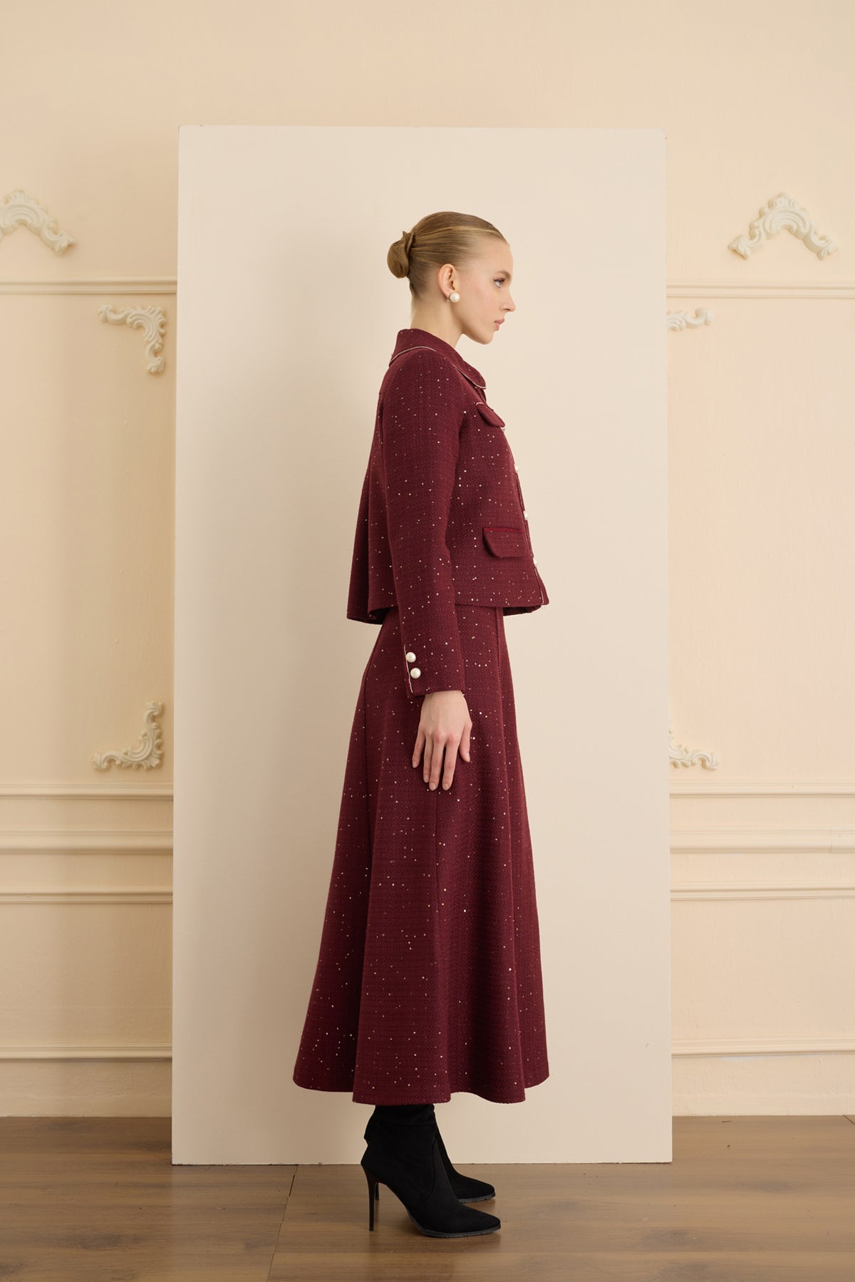 AURORA JACKET Bordo