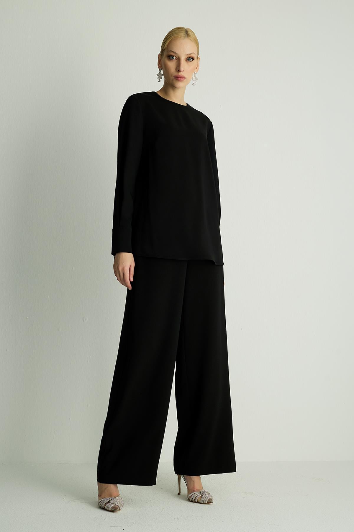 50012 PURE PANTOLON Siyah