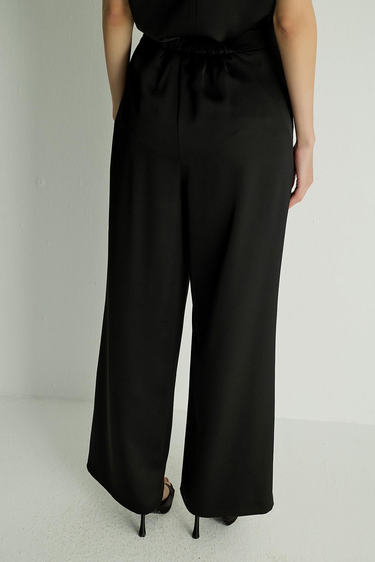 50017 RIBBON PANTOLON Siyah