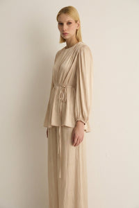 20017 FAWN BLOUSE Beige
