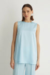 20032 OLEYA SLEEVELESS BLOUSE Blue