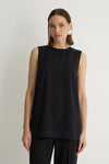 20032 OLEYA SLEEVELESS BLOUSE Black