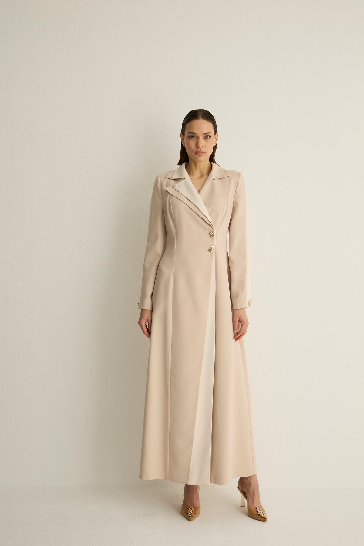 30012 RODI DRESS Beige