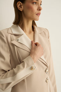 30012 RODI DRESS Beige