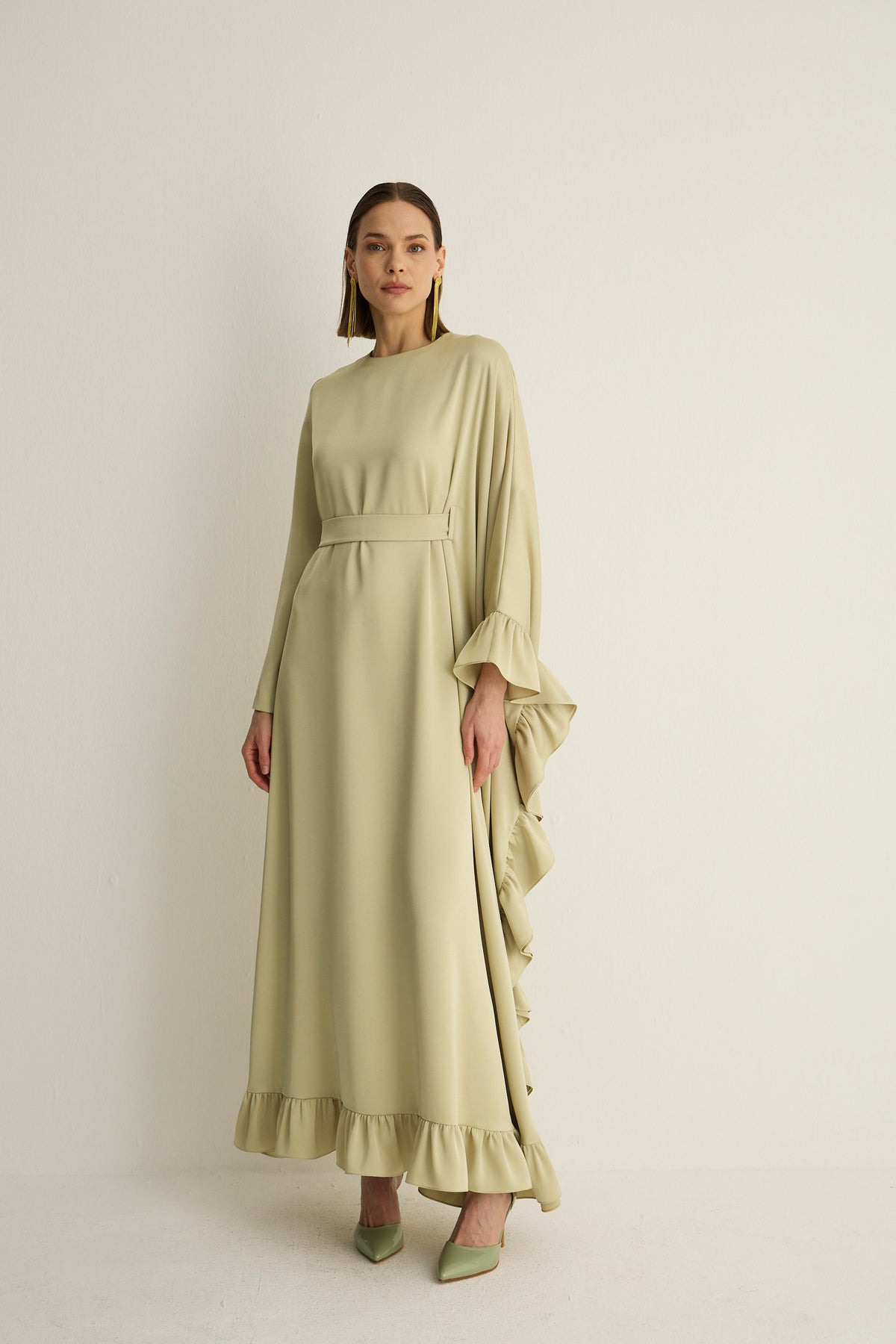 30010 DIVYA DRESS Pastel Green