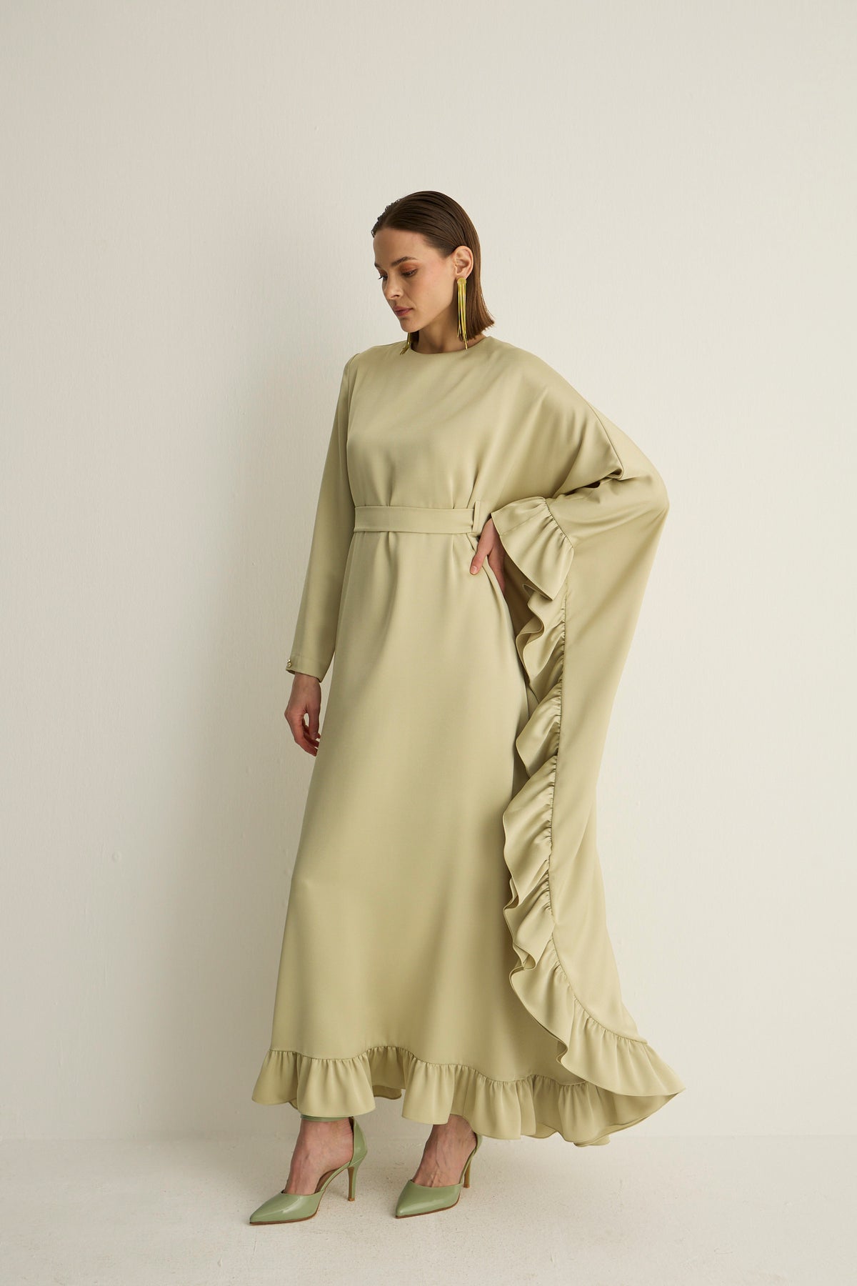 30010 DIVYA DRESS Pastel Green