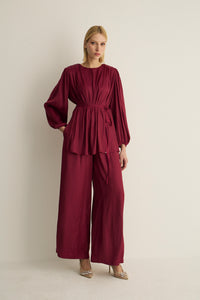 20017 FAWN BLOUSE Cherry