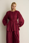 20017 FAWN BLOUSE Cherry