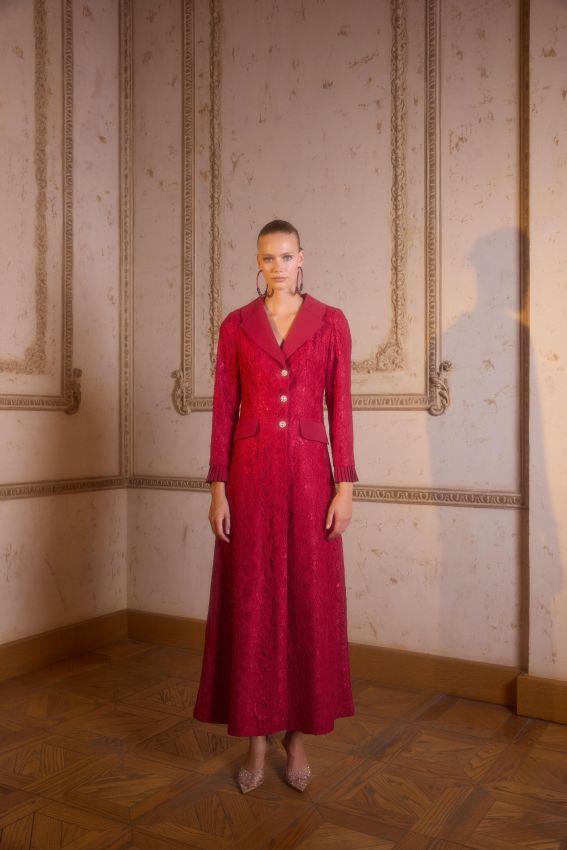 ALICIA DRESS Bordo