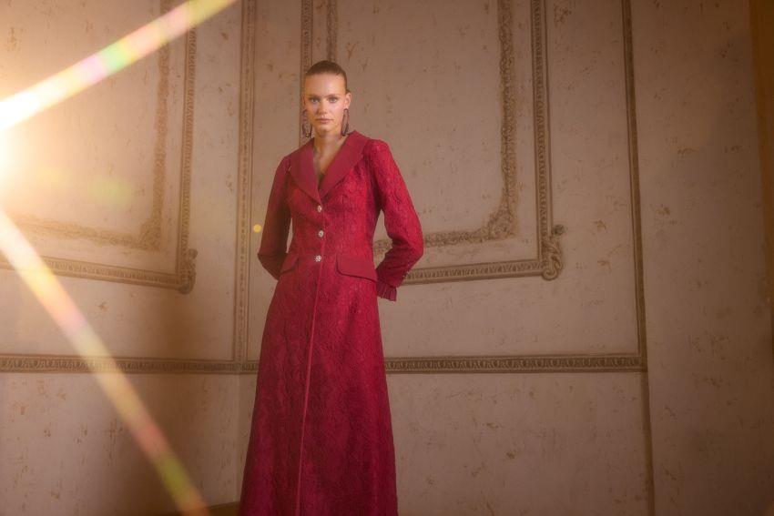ALICIA DRESS Bordo