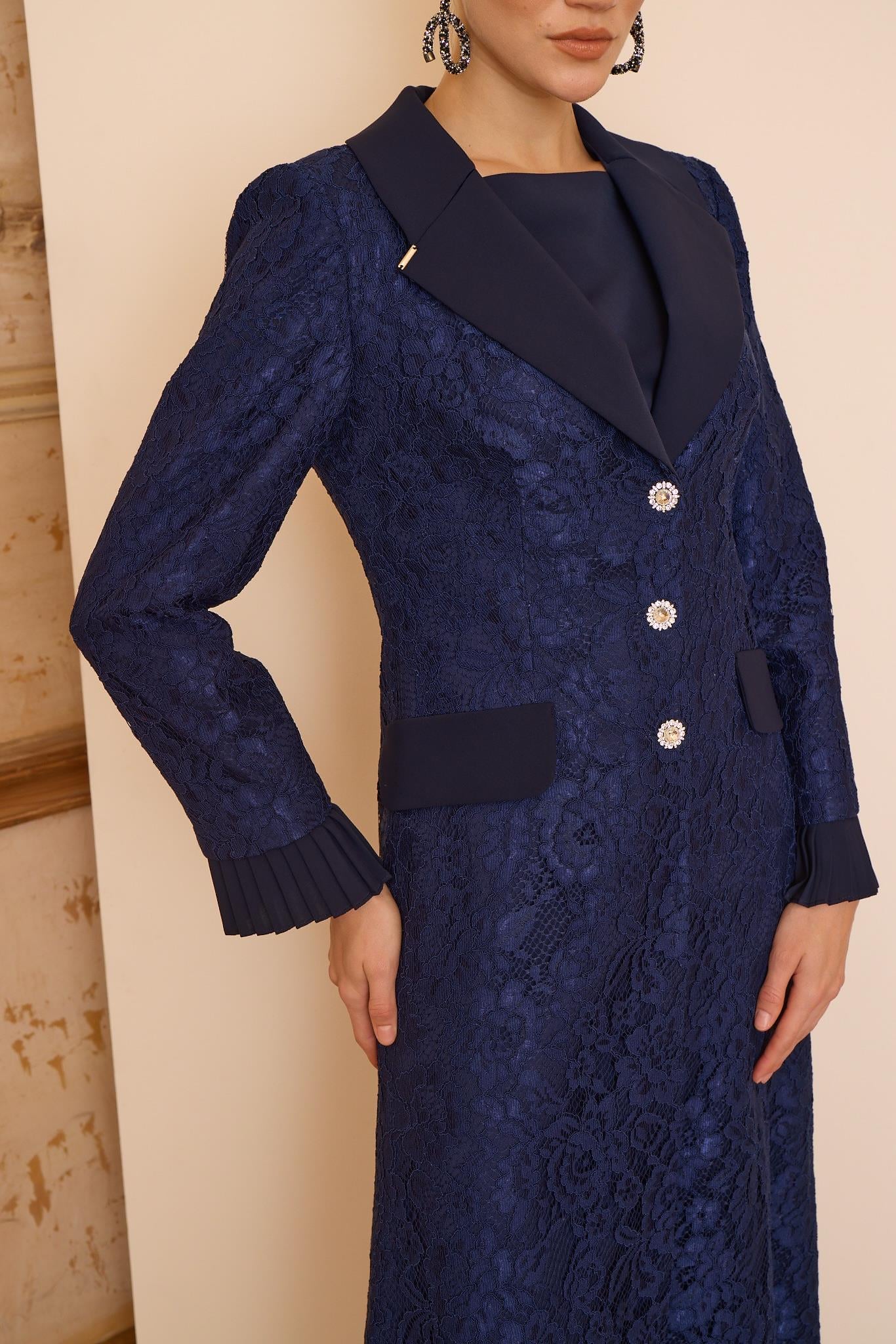ALICIA DRESS Lacivert