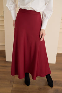 ALLURE SKIRT Bordo
