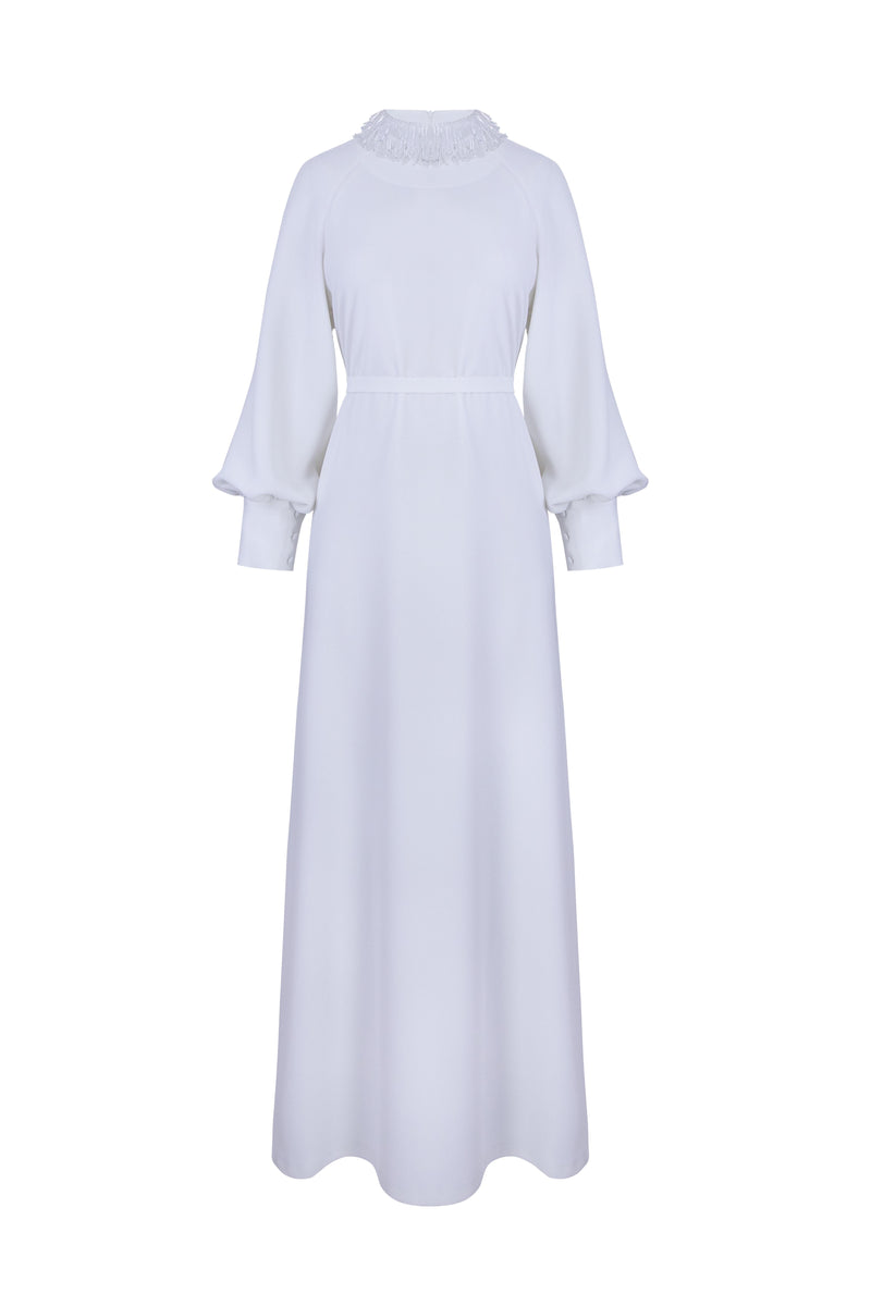 AMOR DRESS Ekru