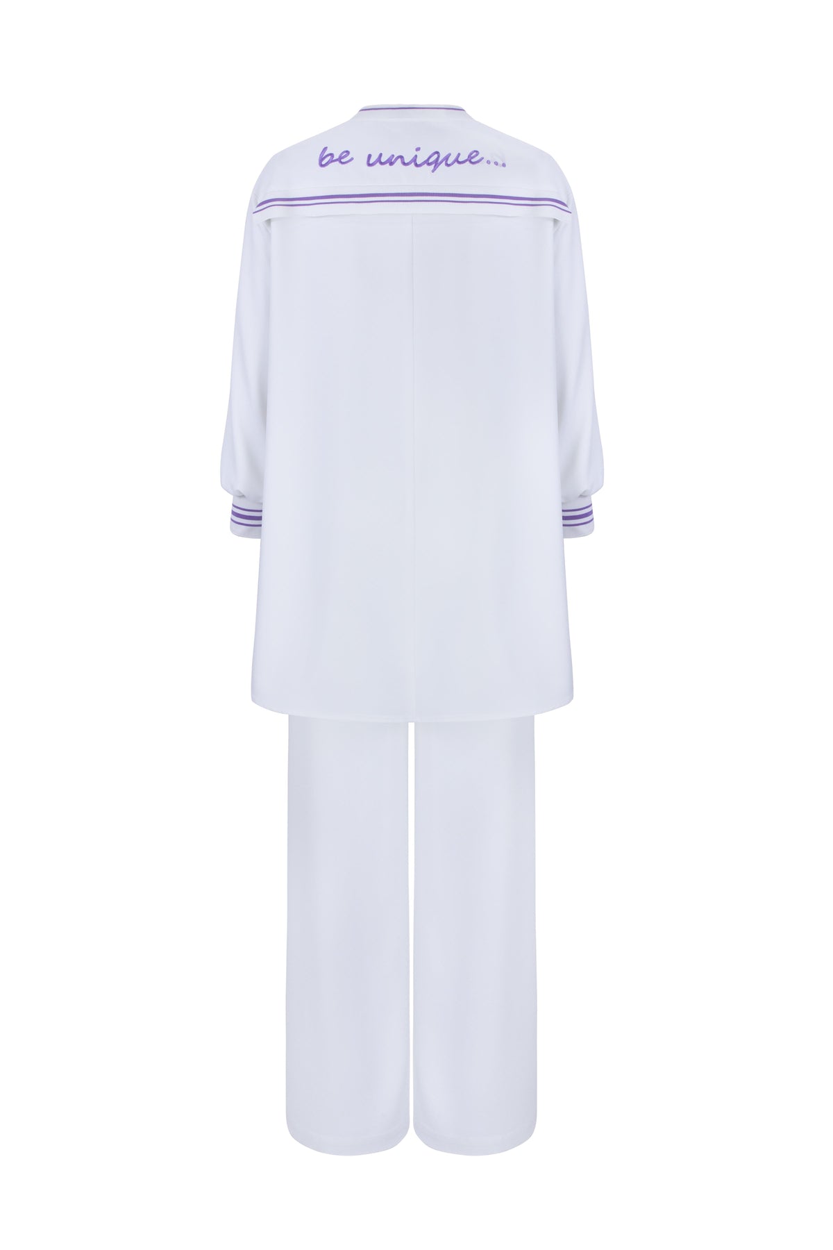 Ange Takım Tunik Pantolon Ekru