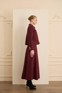 AURORA JACKET Bordo