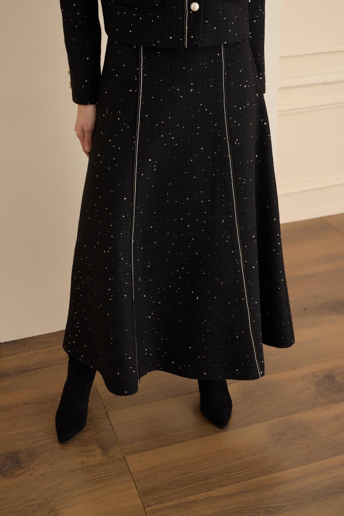 AURORA SKIRT Siyah