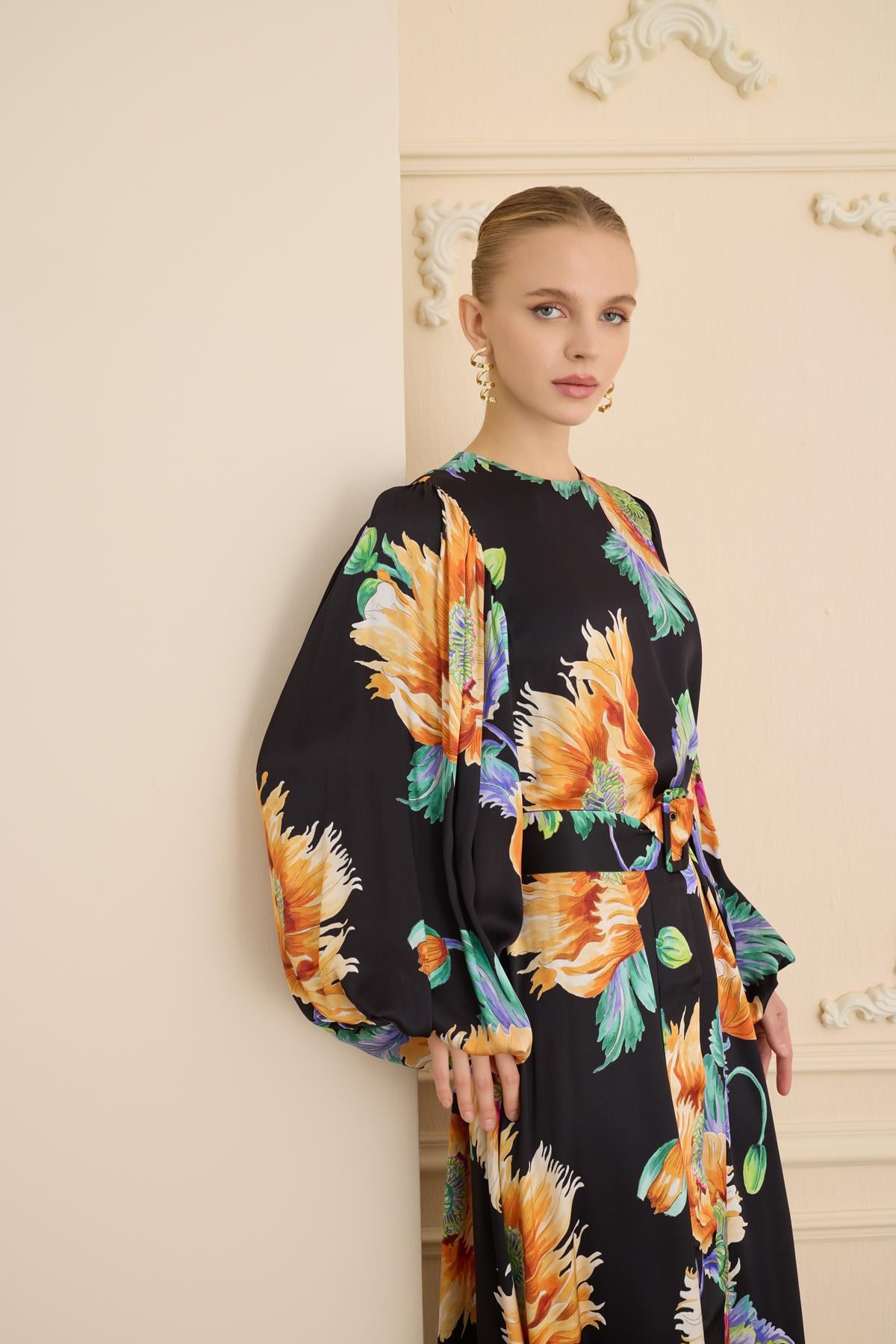 AZALEA DRESS Nar Çiçeği