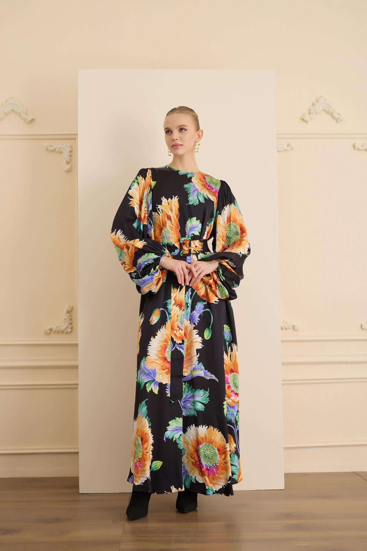 AZALEA DRESS Nar Çiçeği