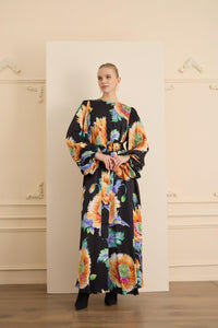 AZALEA DRESS Nar Çiçeği
