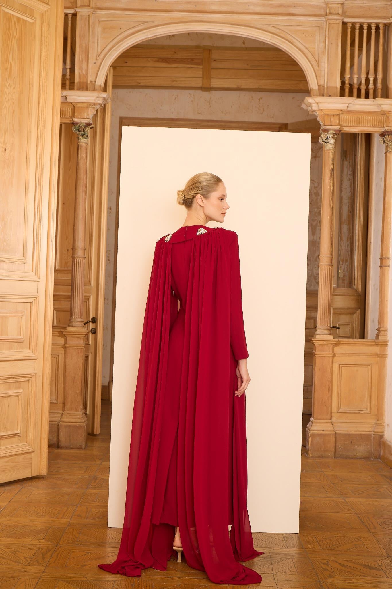 BENGY DRESS Bordo