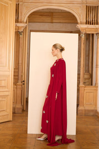 BENGY DRESS Bordo