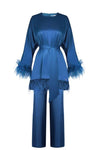 BLACK CLAIRE SET Petrol Blue
