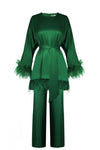 BLACK CLAIRE SET Emerald