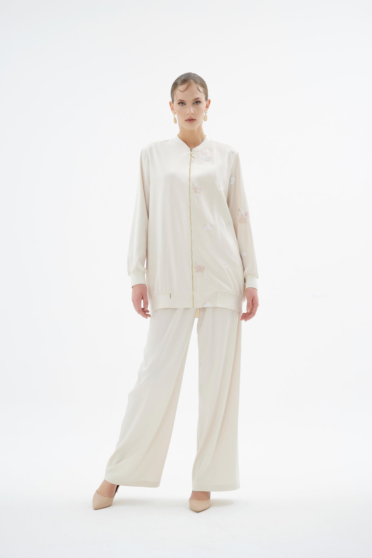 Blume  Bomber Ceket Krem