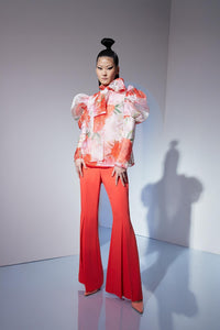 BOITE BLOUSE Nar Çiçeği