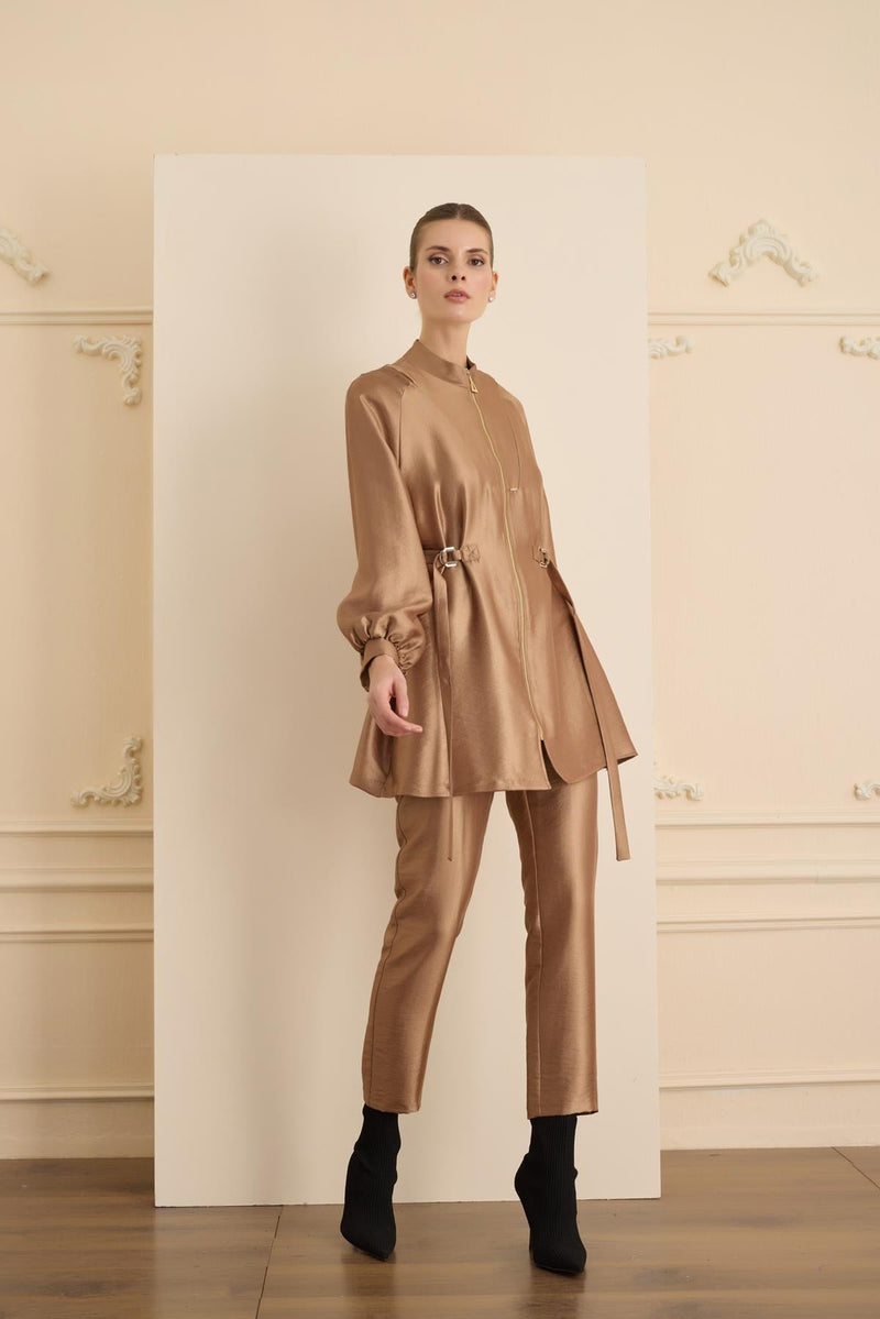 BRENNA  SET Camel