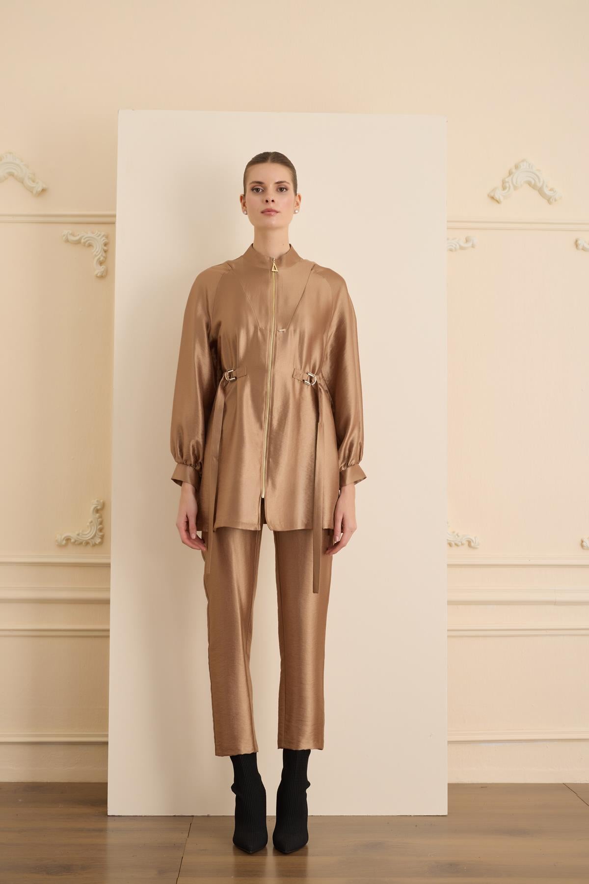 BRENNA  SET Camel