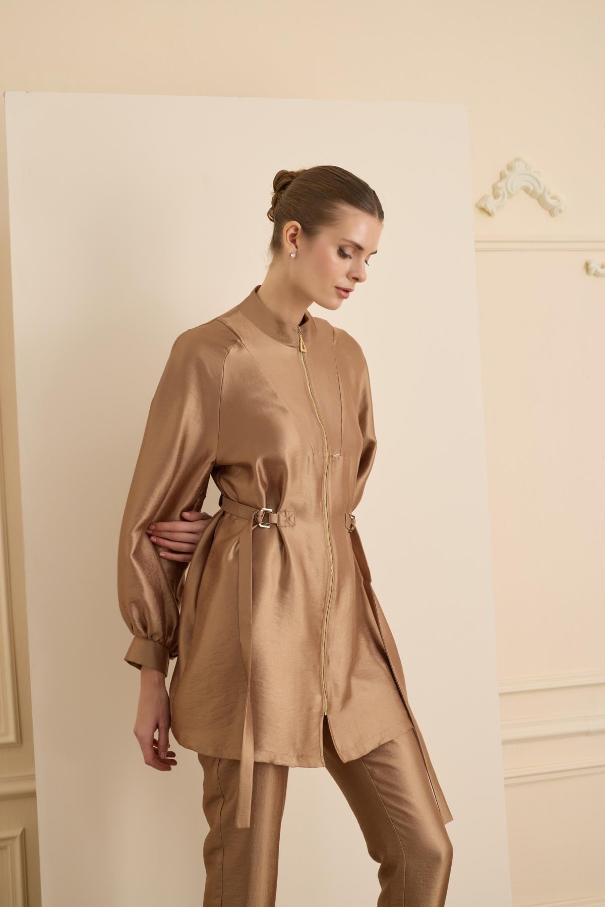 BRENNA  SET Camel