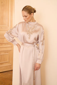 CATHERINE DRESS Bej