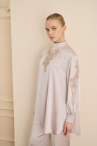 Catherine Takım Tunik Pantolon Bej