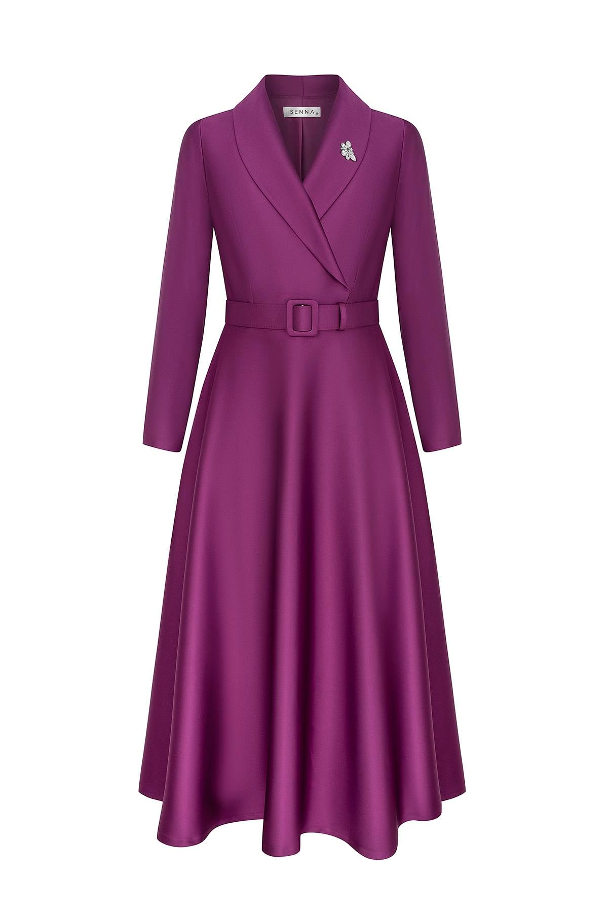 CATWALK DRESS Mürdüm