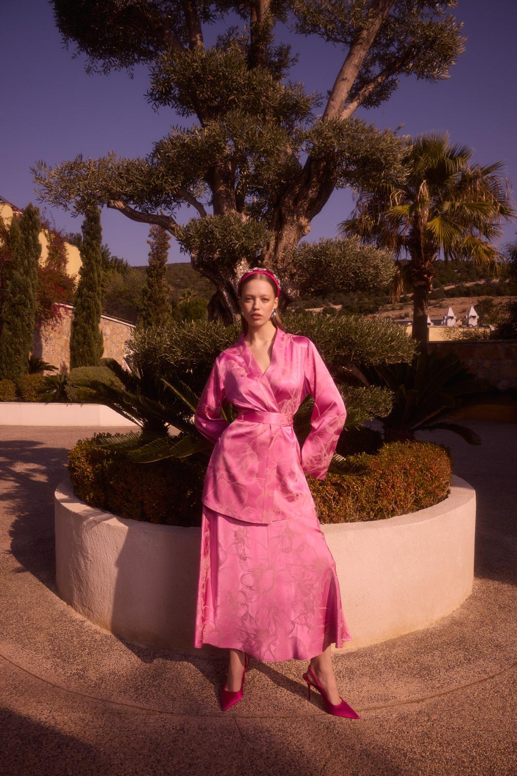 CELESTE SKIRT Pembe
