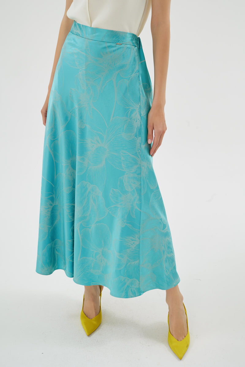CELESTE SKIRT Turkuaz