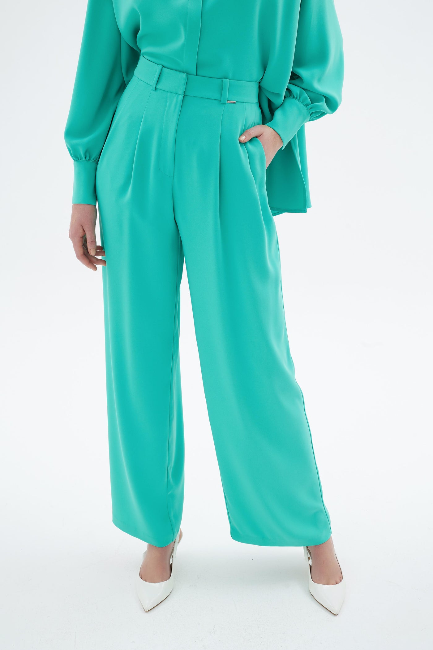 CLOVER PANTOLON Yeşil