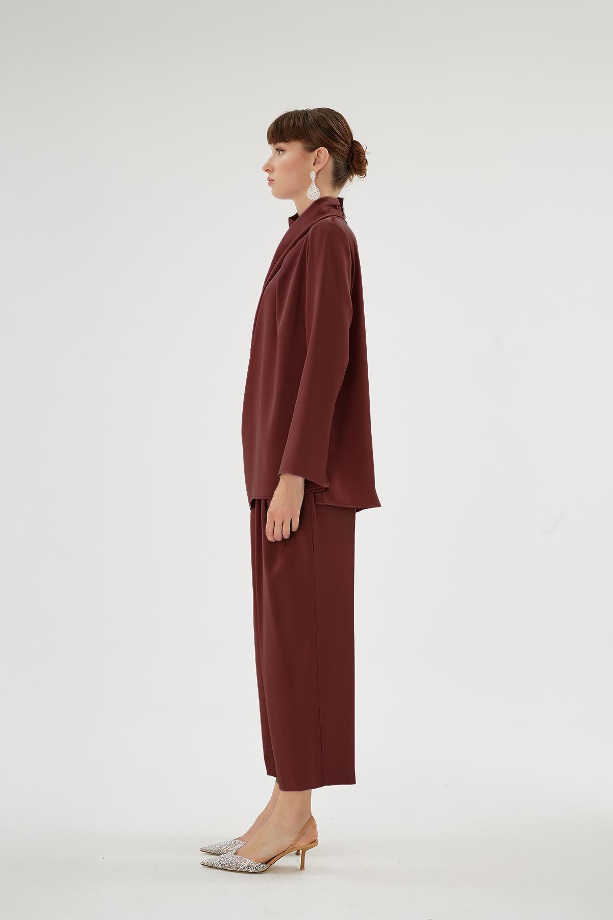 20017 CRISTALLE BLUZ Bordo