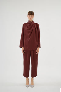 20017 CRISTALLE BLUZ Bordo