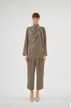 20017 CRISTALLE BLOUSE Mink