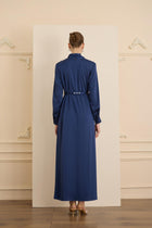 Cristalle  Elbise Lacivert
