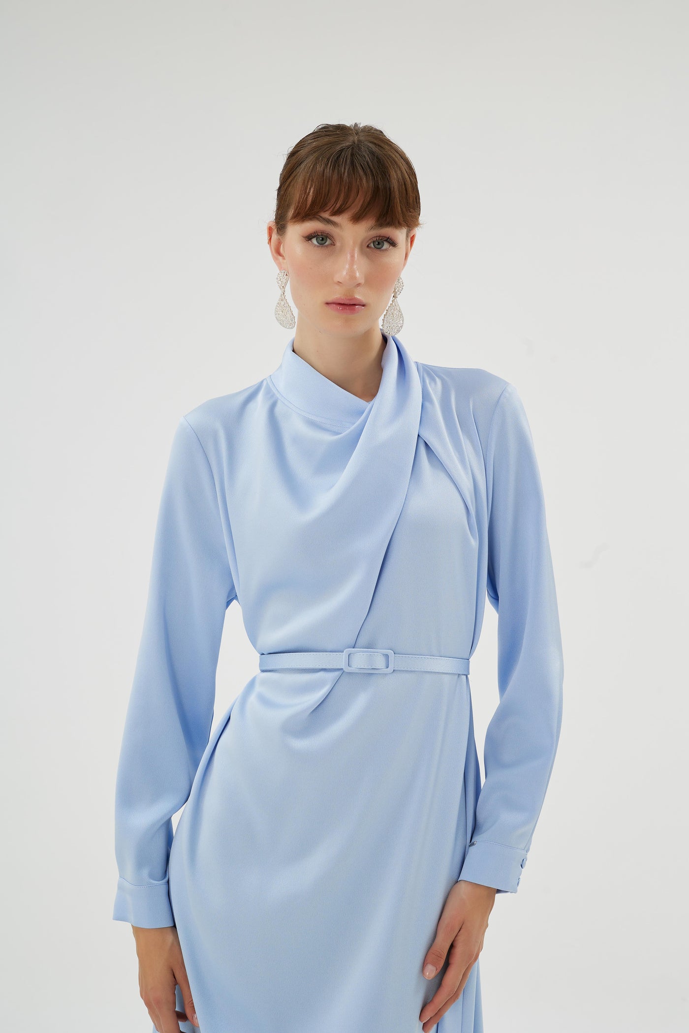 CRISTALLE ELBİSE Mavi
