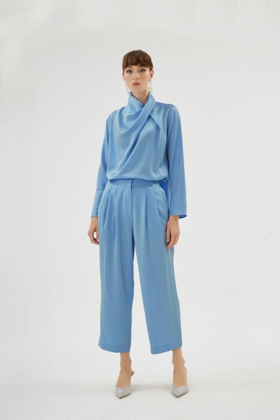 CRISTALLE PANTS Açık Mavi