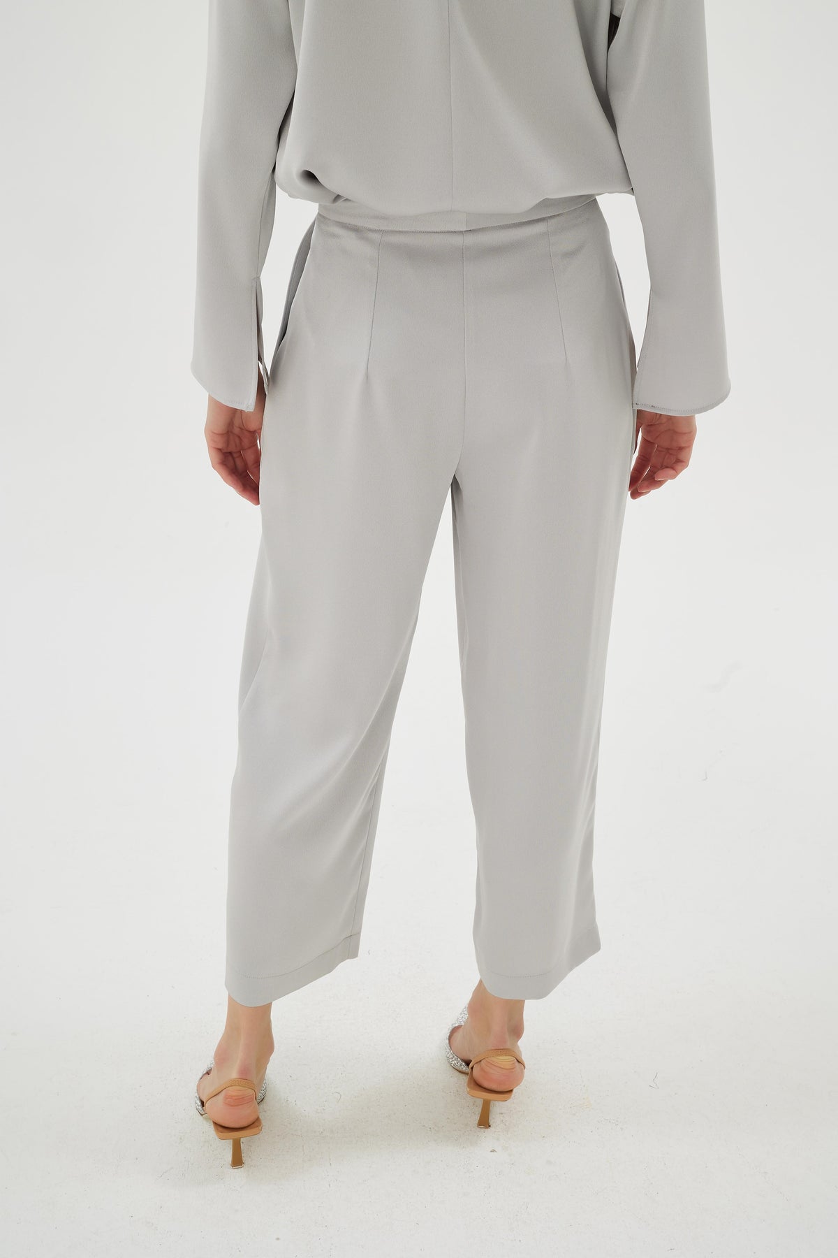 Cristalle  Pantolon Gümüş