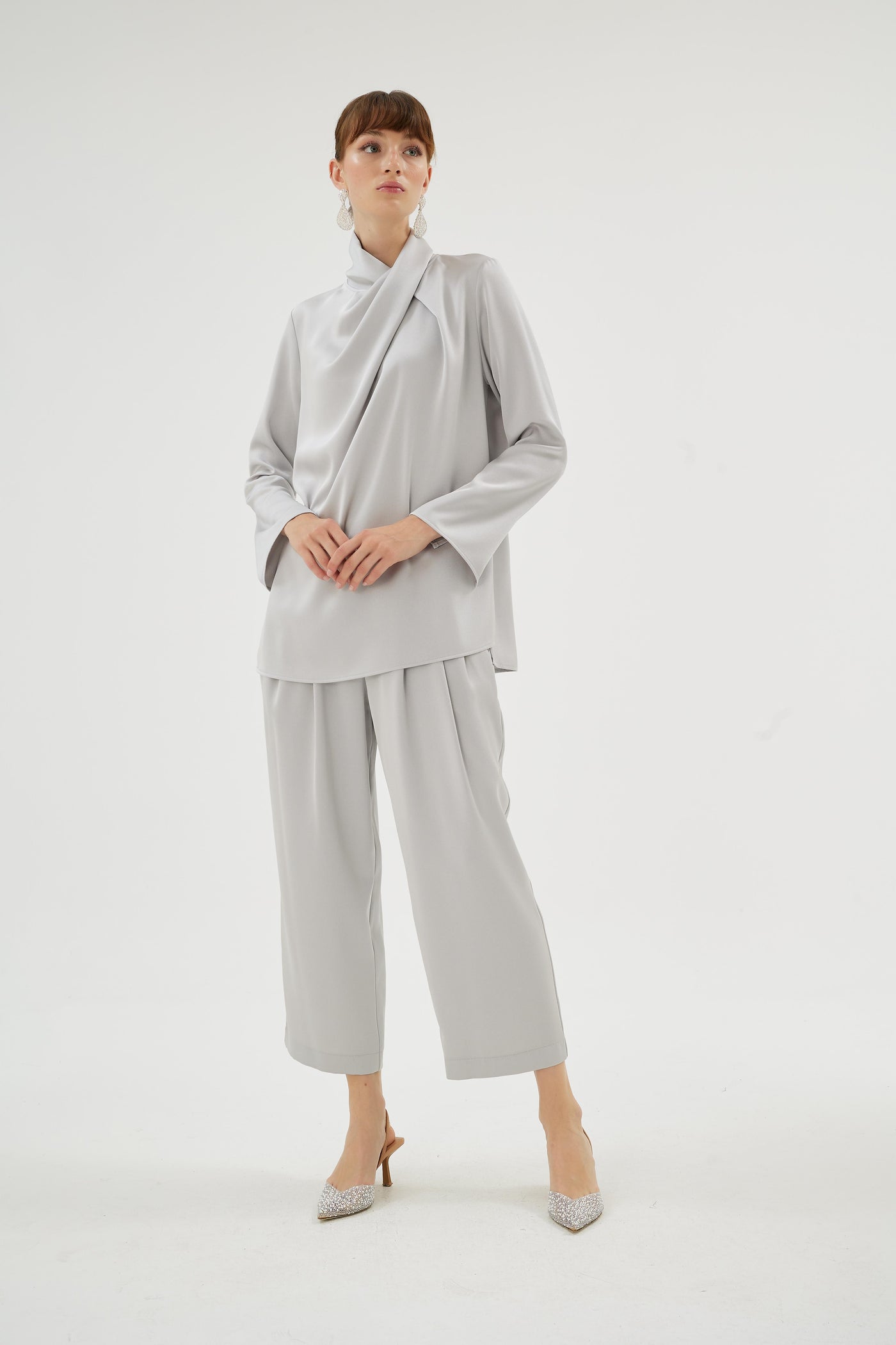CRISTALLE PANTS Gümüş